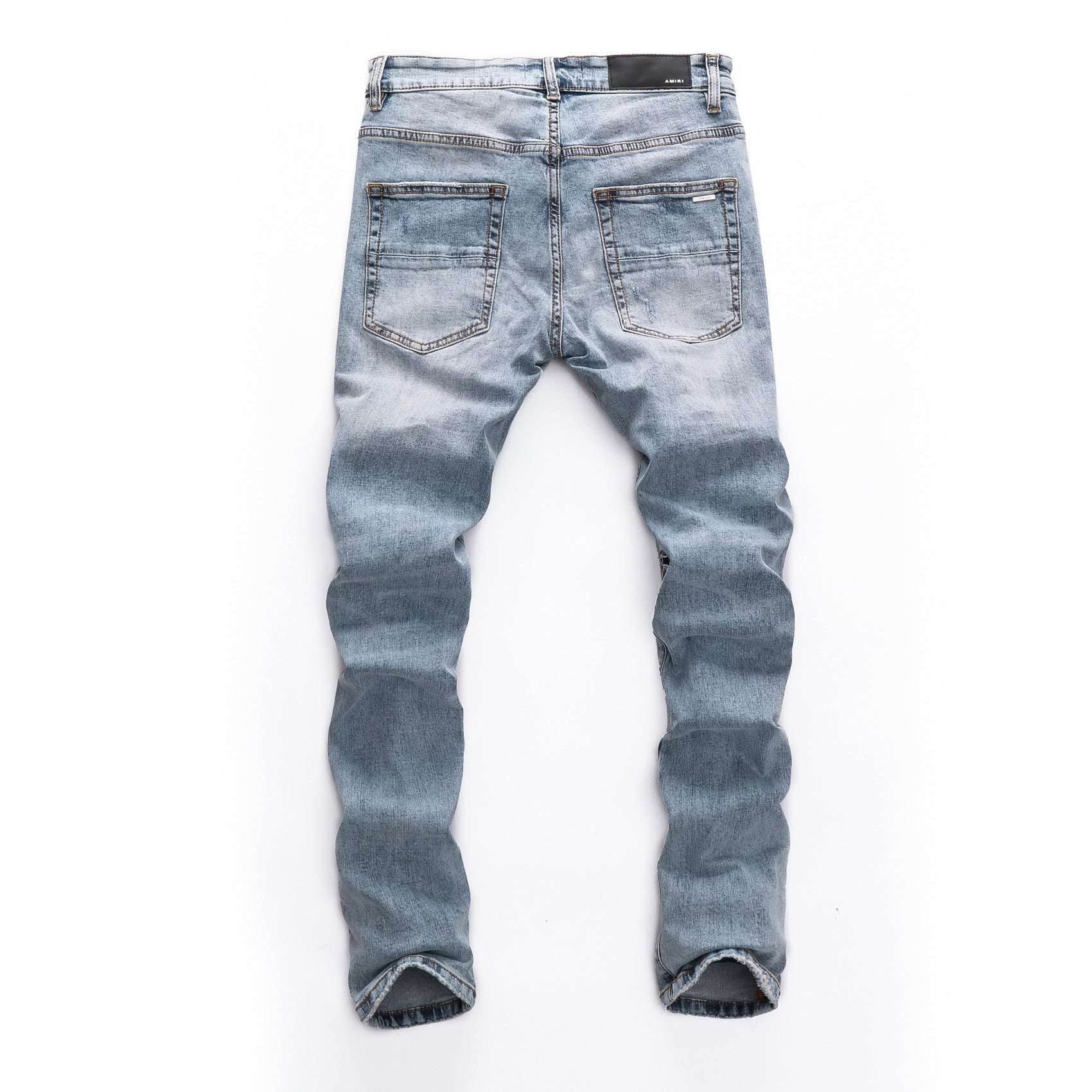 Trendy Washed White Scum Men's Jeans