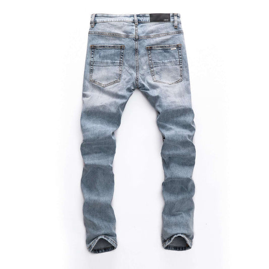 Trendy Washed White Scum Men's Jeans