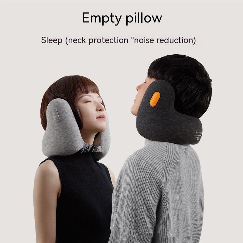 Travel Neck Care Two-in-one Memory Foam Cervical Head Pillow