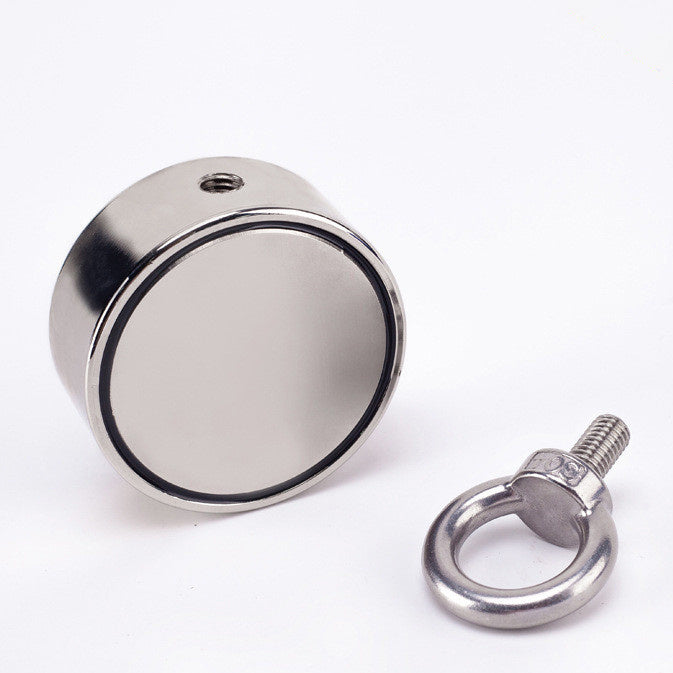 Double Side Fishing Magnet High Intensity Magnetic Fishing Magnet High Intensity Magnetic Stone Round Magnet - globaltradeleader