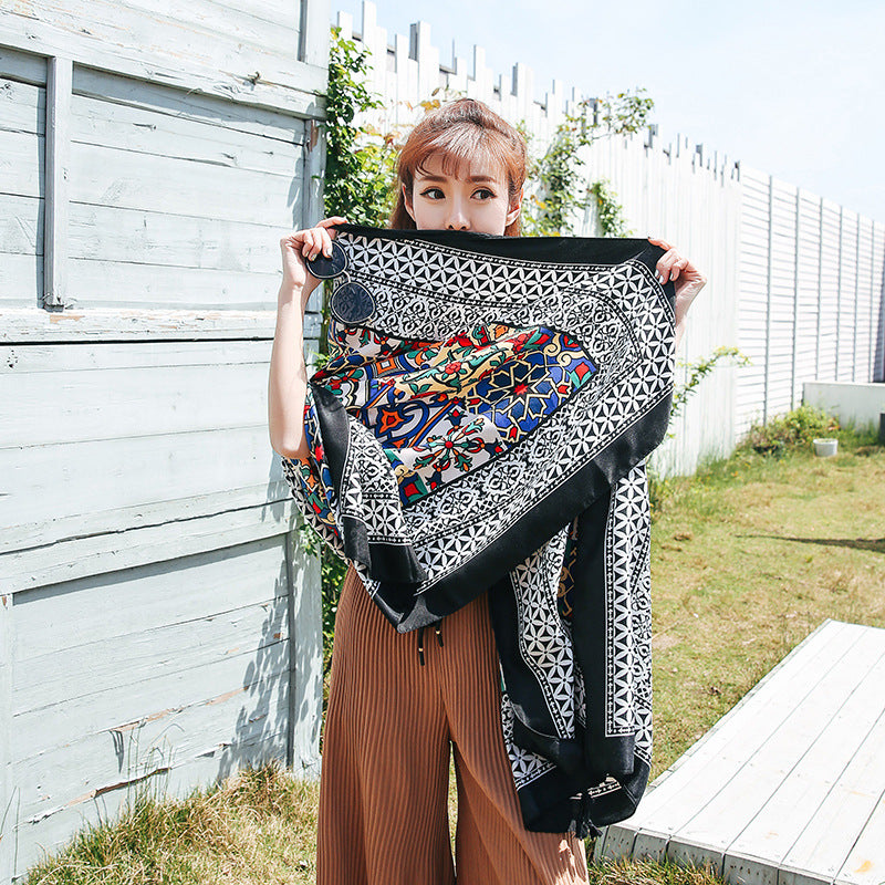 Women's Korean-style Summer Air-conditioned Room Scarf