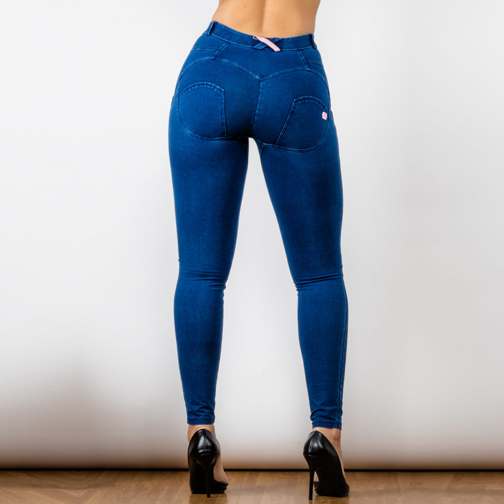 Shascullfites Melody Bum Lift Jeggings Push Up Pants Four Ways Stretchable Super Skinny Leggings - globaltradeleader
