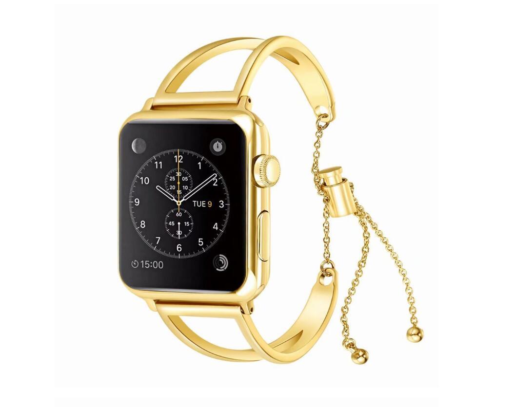 Compatible with Apple, Watch Bands Adjustable Stainless Steel Strap / iWatch series 3 2 1 (38mm/42mm) - globaltradeleader