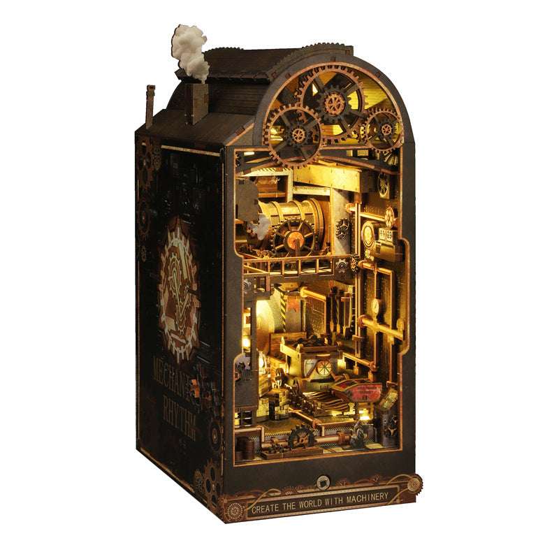 Steampunk Style Hand-assembled Wooden Landscape Gift - globaltradeleader
