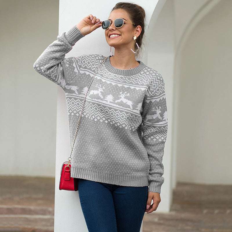 Pullover fawn sweater - globaltradeleader
