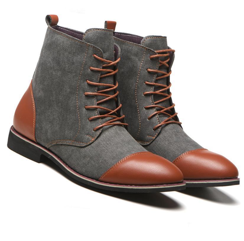 Autumn Winter Men Shoes Plus Size 47 48 Size Boots - globaltradeleader