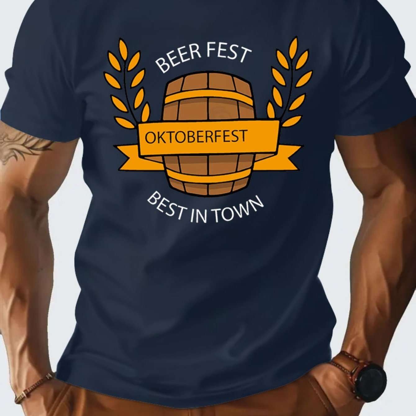 3D Digital Printed Casual Round Neck Short Sleeved Shirt - globaltradeleader