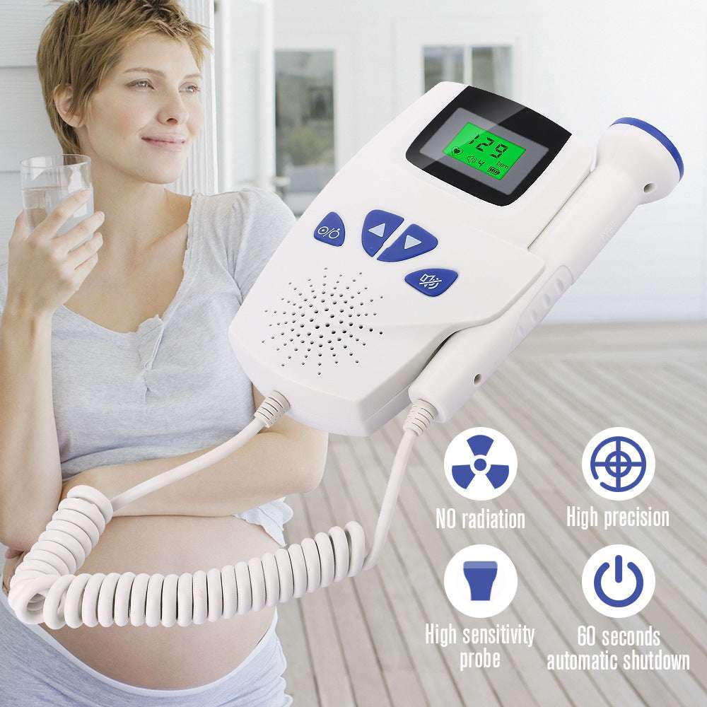 Digital Waveform Dual Display Fetal Doppler Heart Rate