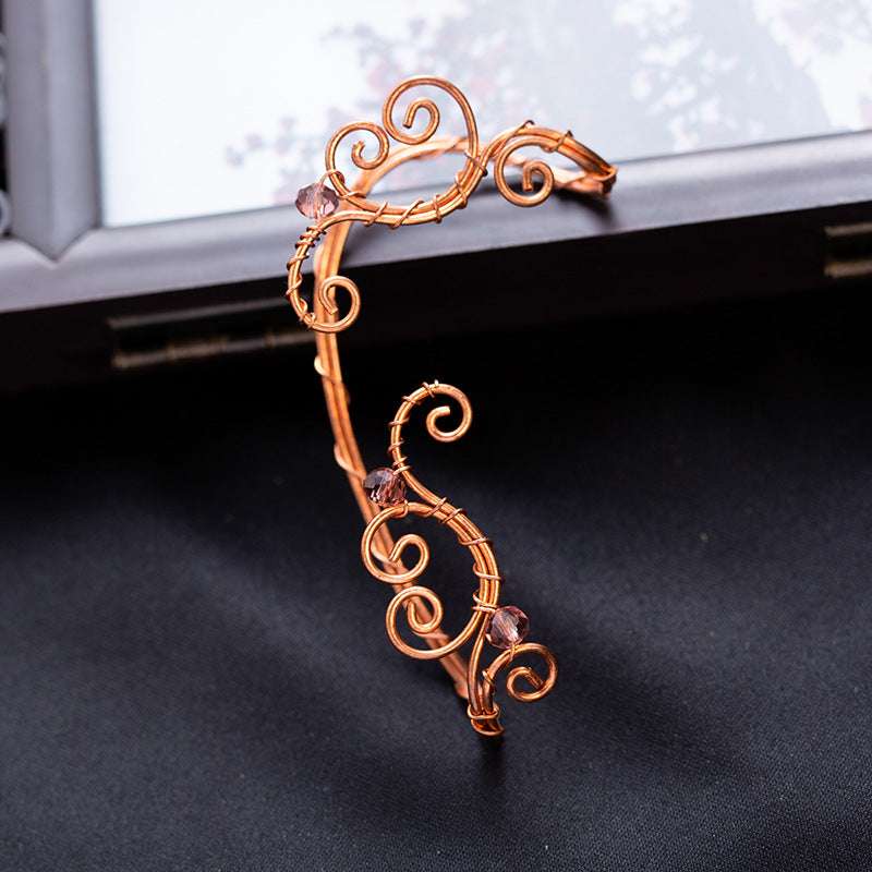 Flower-shaped Elf Personality Temperament Earrings