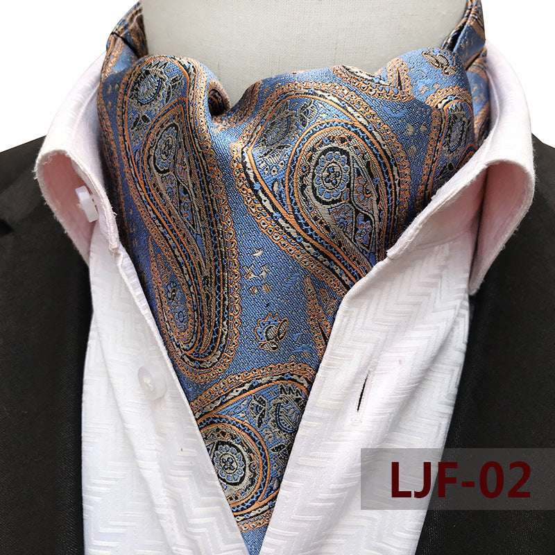 Men's Scarf Jacquard Polyester British - globaltradeleader