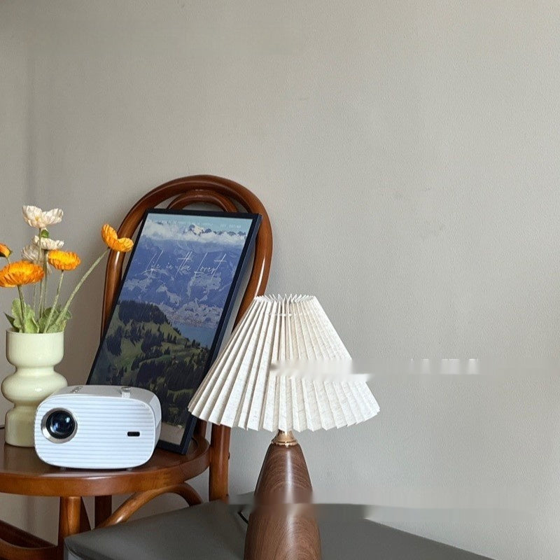 Nordic Retro Ceramic Table Lamp Pleated Bedroom Bedside - globaltradeleader