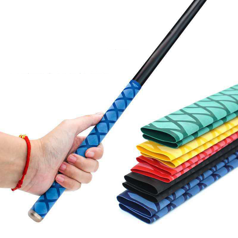 Anti-slip fishing rod heat shrinkable tube