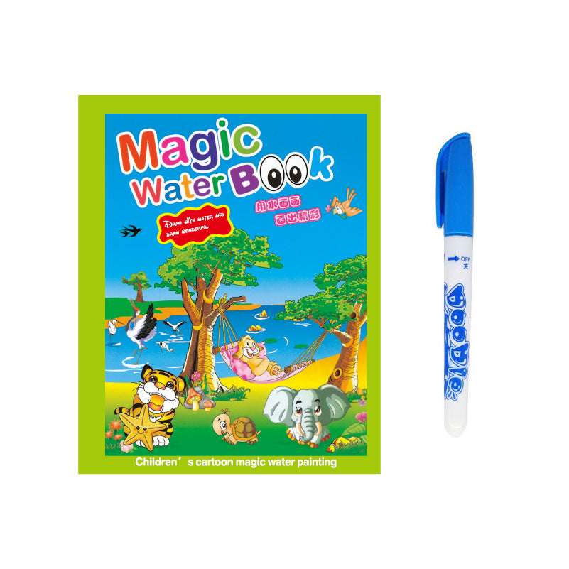 Children's creative magic magic water painting book