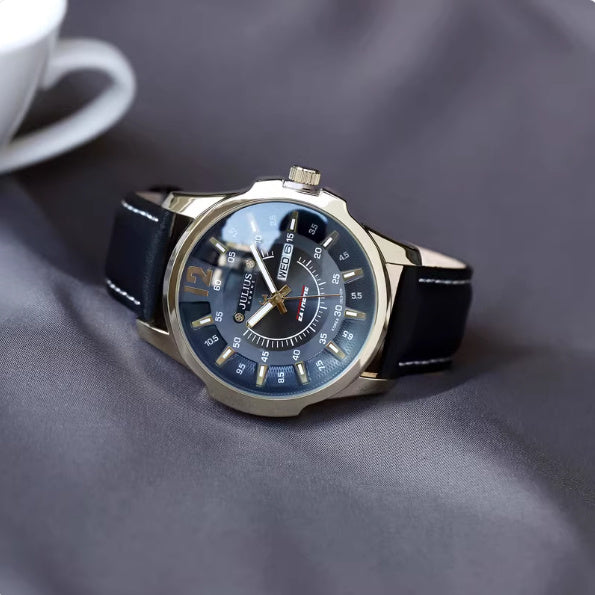 Fashion Calendar Week Quartz Handsome Men's Watch - globaltradeleader