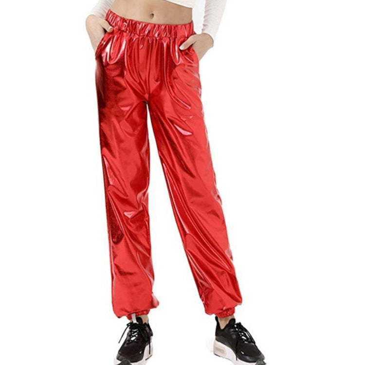 Fashion Casual Colorful Solid Color High-elastic Women's Trousers - globaltradeleader