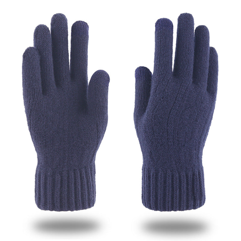 Winter Touch Screen Gloves Men's Finger Warm