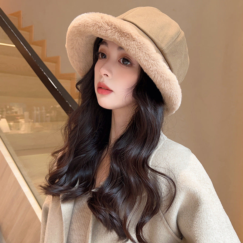 Autumn And Winter Women's Warm Thickened Earflaps Hat