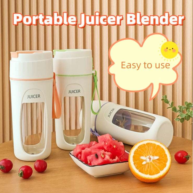 Portable Blender Electric USB Charging Outdoor Automatic Juicer Cup Juice Maker Kitchen Supplies - globaltradeleader