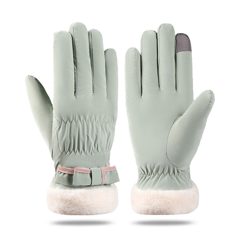 Winter Fleece-lined Thickened Touch Screen Gloves - globaltradeleader