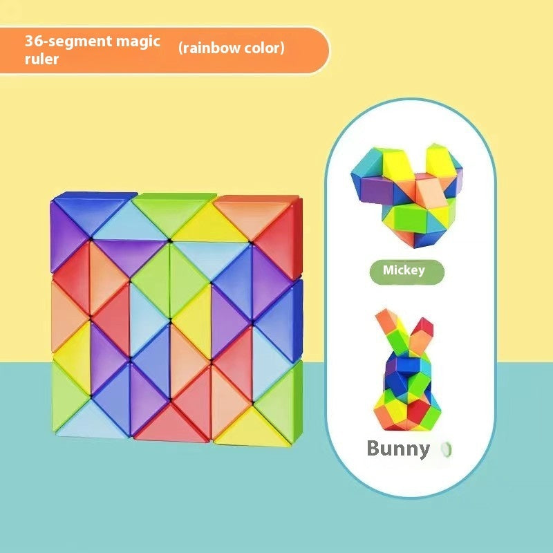 Glass Rubik's Snake Full Set Detachable Toys - globaltradeleader