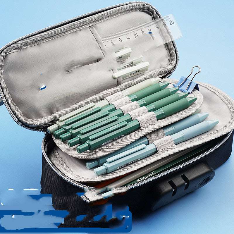 2 Password Locks Pencil Case Primary School Stationery Box Pencil Case Middle School Students