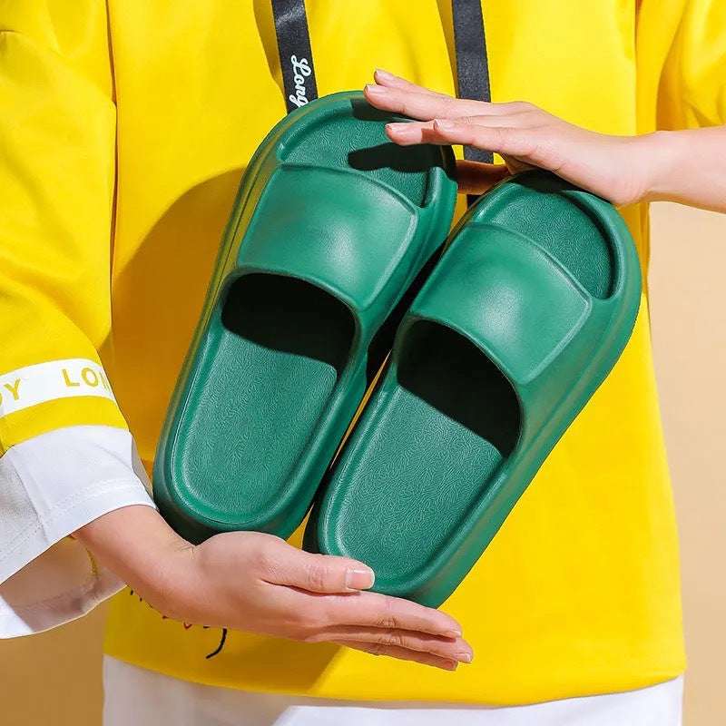 Soft Slippers EVA Home Shoes For Women Men Non-slip Bathroom Slippers