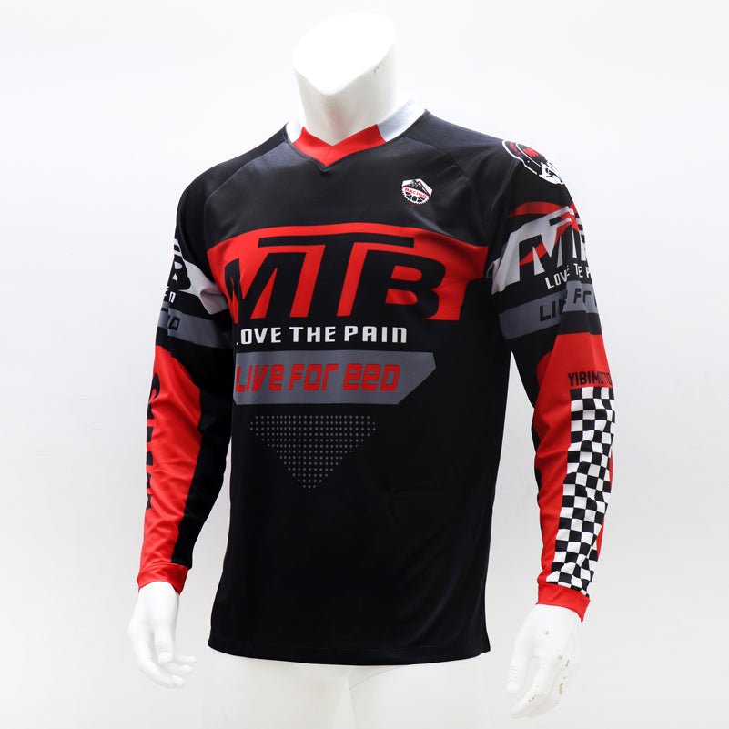 Cycling And Mountain Bike Short-fitting And Breathable Cycling Jersey