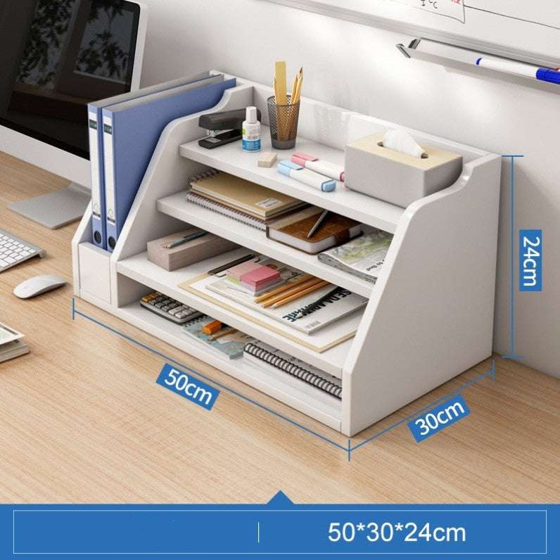 Bookshelf Desktop Office Folder Storage Rack - globaltradeleader
