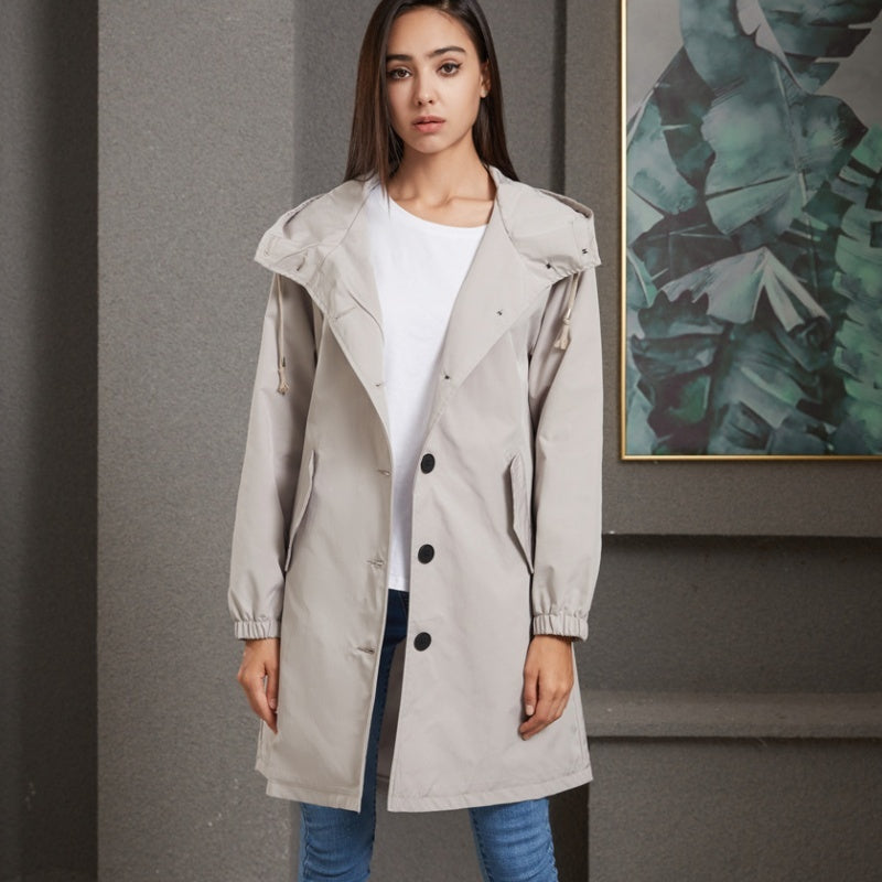 Waterproof Anorak Women's Casual Long Coat - globaltradeleader