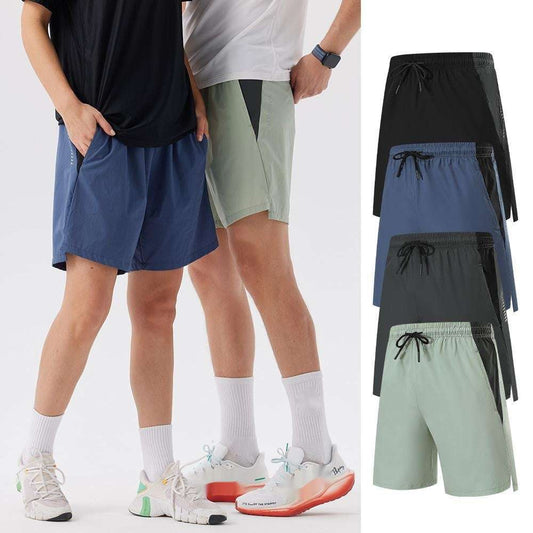Sports Shorts Loose Outdoor Casual Basketball Running Training Workout Cropped Pants Men - globaltradeleader