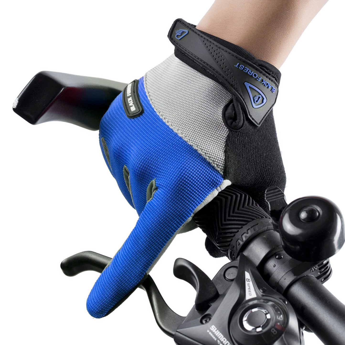 Men's And Women's Sports Non-slip Fitness Bike Full-finger Cycling Shock-absorbing Touch Screen Gloves