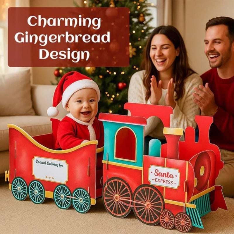 Home Children's Santa Claus Gift Train Decoration