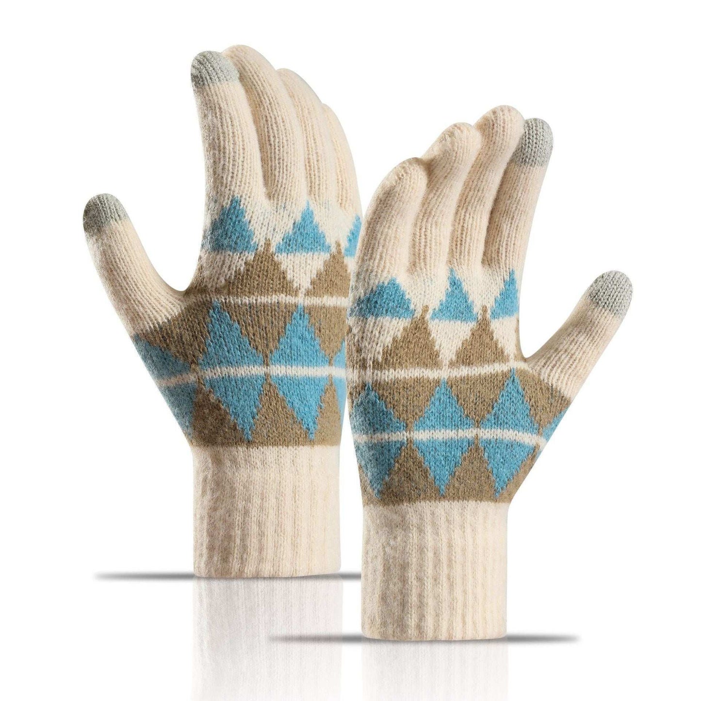 New Knitted Gloves For Men And Women In Autumn And Winter - globaltradeleader