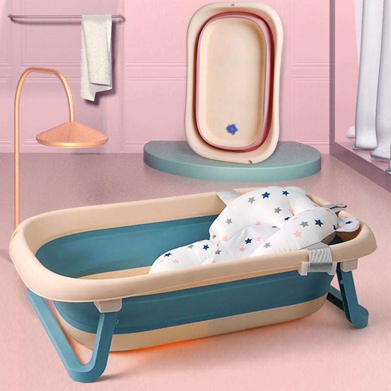 Baby Bath Seat Support Mat Foldable Baby Bath Tub Pad &