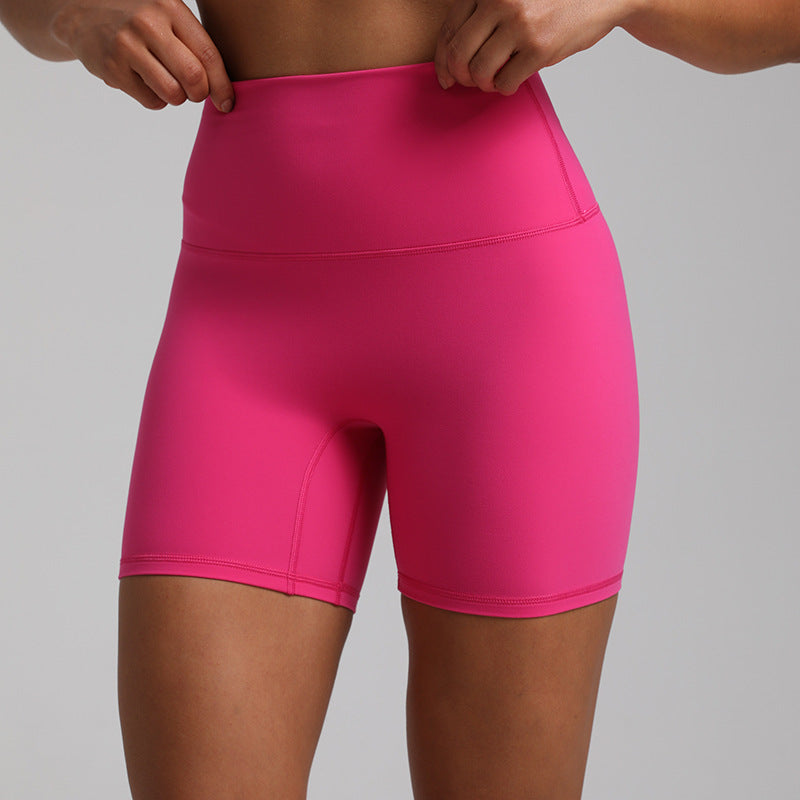 Nude Feel Yoga Quick-drying Breathable Slim Fit Sports Shorts - globaltradeleader