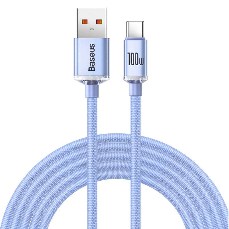 Crystal Shine Series Fast Charging Data Cable USB To Type C