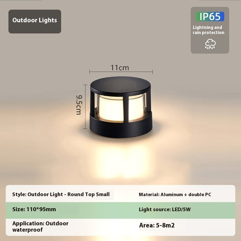 Outdoor Aluminum Wall Pillar Lamp - globaltradeleader