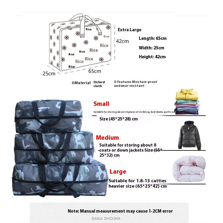 Luggage Thickened Waterproof Travel Bag Men's And Women's Handbags - globaltradeleader
