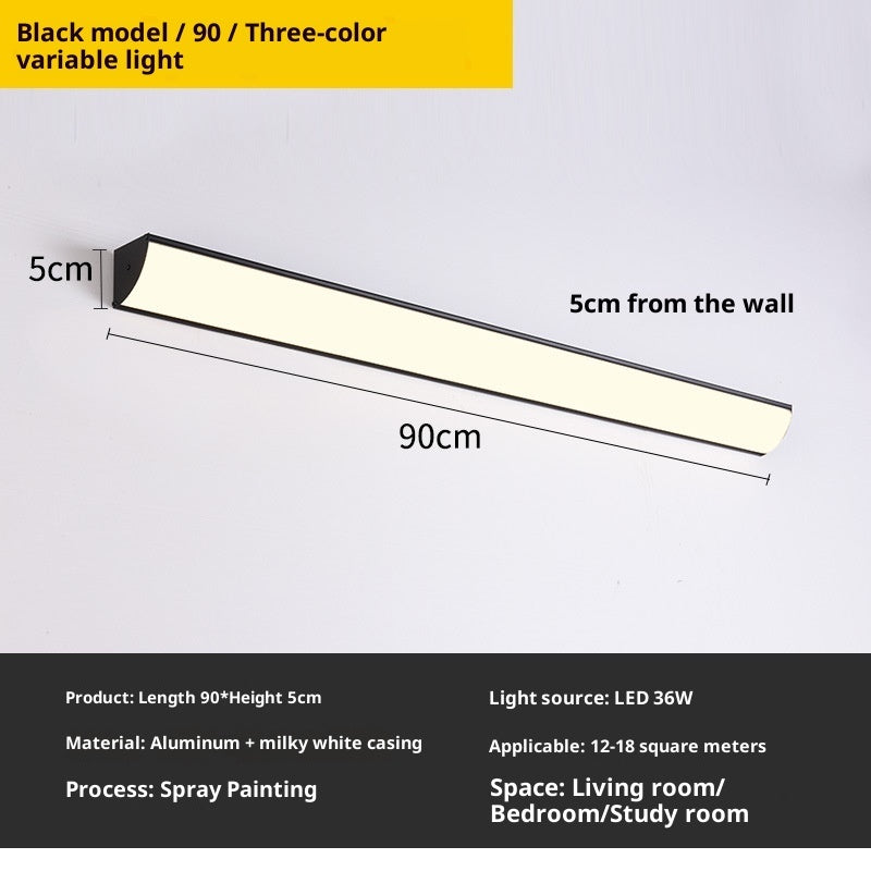 Surface-mounted Outdoor Sensor Light, Waterproof Strip Wall Lamp - globaltradeleader