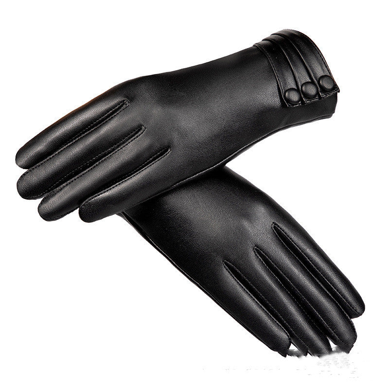 Women's Winter Outdoors Fleece-lined Touch Screen Thermal Gloves - globaltradeleader