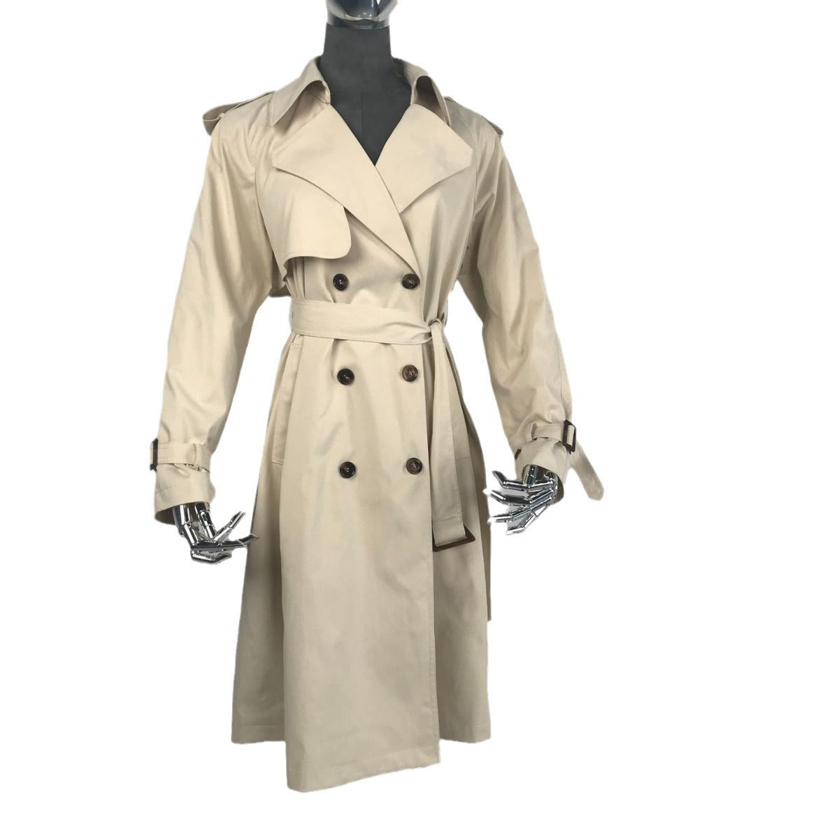 Windbreaker Waterproof Casual Loose Double-breasted - globaltradeleader