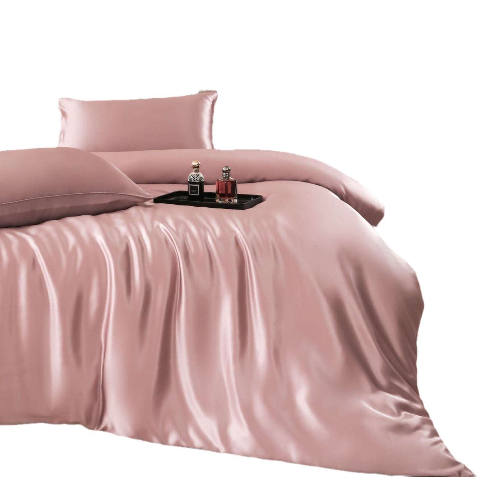 Silk Four-piece Set 19 M Pure Color - globaltradeleader