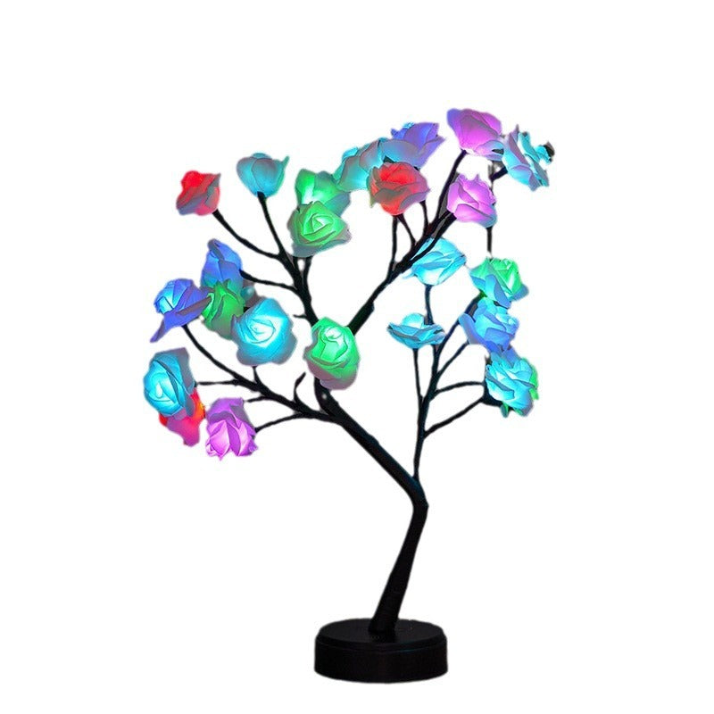 LED Rose Tree Light Christmas Tree Lamp - globaltradeleader