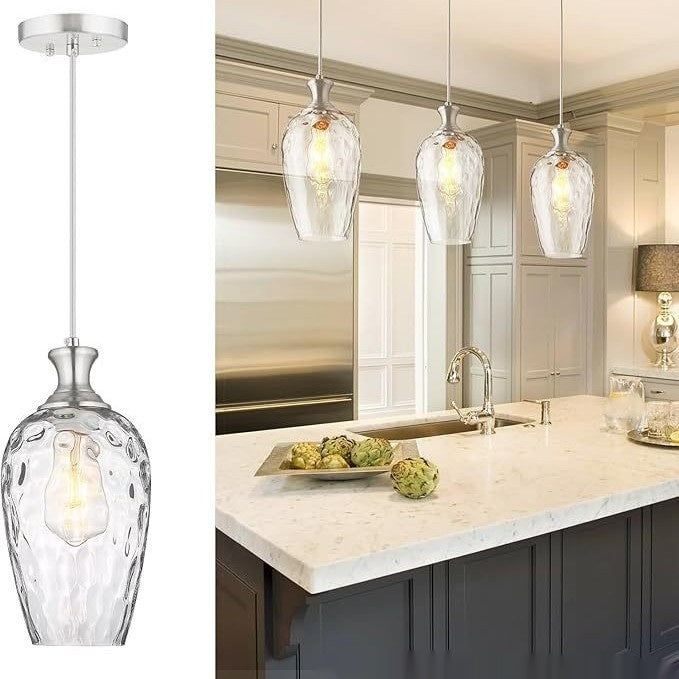 Glass Corridor Kitchen Kitchen Island Restaurant Small Pendant Lamp - globaltradeleader