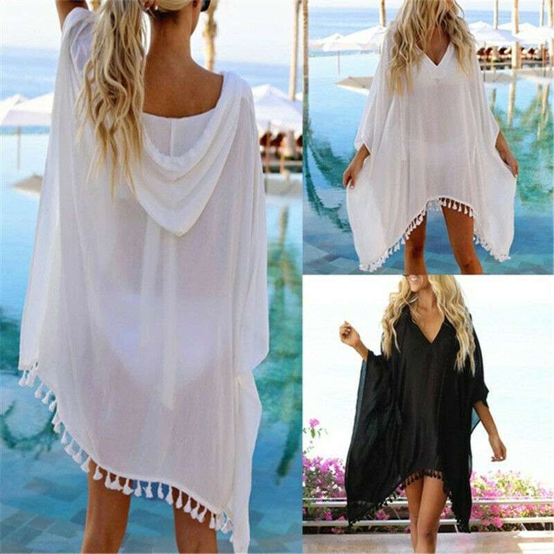 Hooded Top Suit Bikini Beach Sunscreen Clothing - globaltradeleader