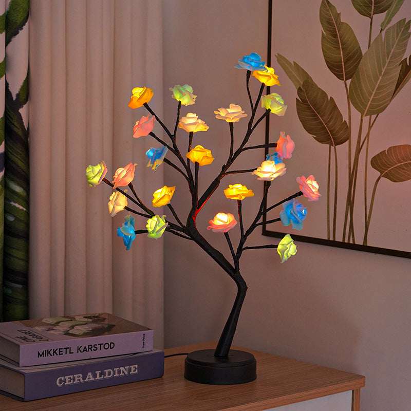 LED Rose Tree Light Christmas Tree Lamp - globaltradeleader