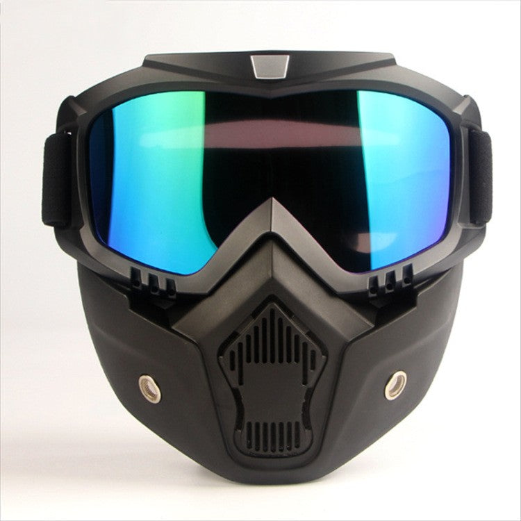 Full Face Anti-impact Goggles Outdoor Anti-fog Riding Glasses Mask