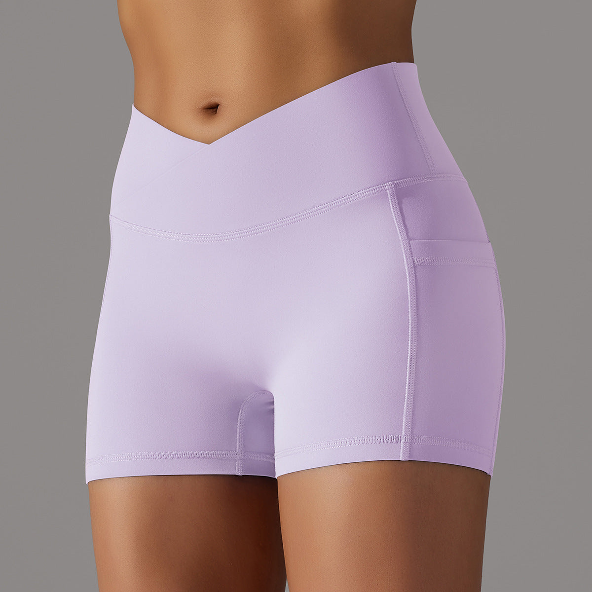 Yoga Shorts With Phone Pocket Design Fitness Sports Pants For Women Clothing - globaltradeleader