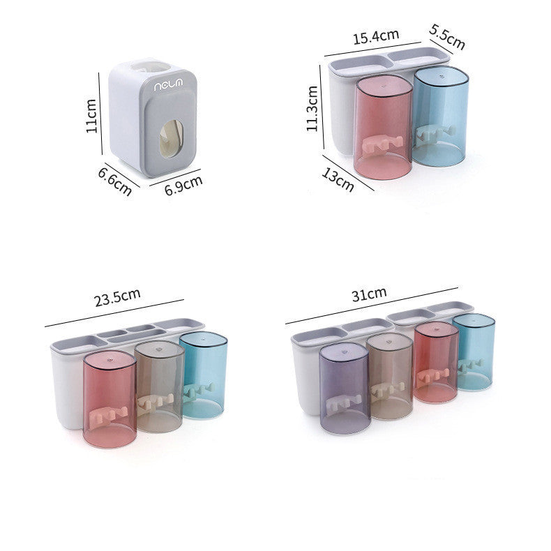 Hanging Tooth Cup Holder Multifunctional Toilet Bowl Set - globaltradeleader