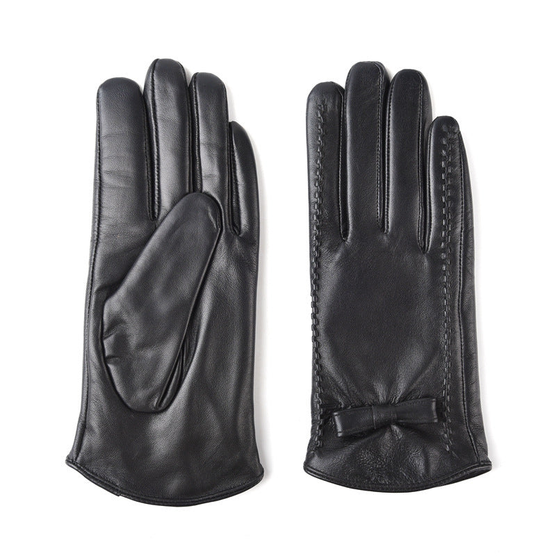 Winter Women's Warm Leather Gloves - globaltradeleader